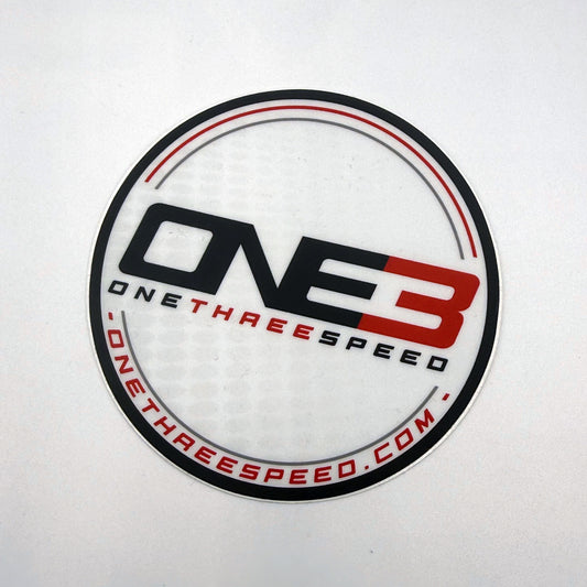 ONE3 Speed 3" Circle Sticker