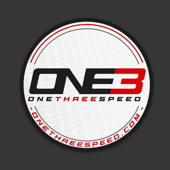 ONE3 Speed 3" Circle Sticker
