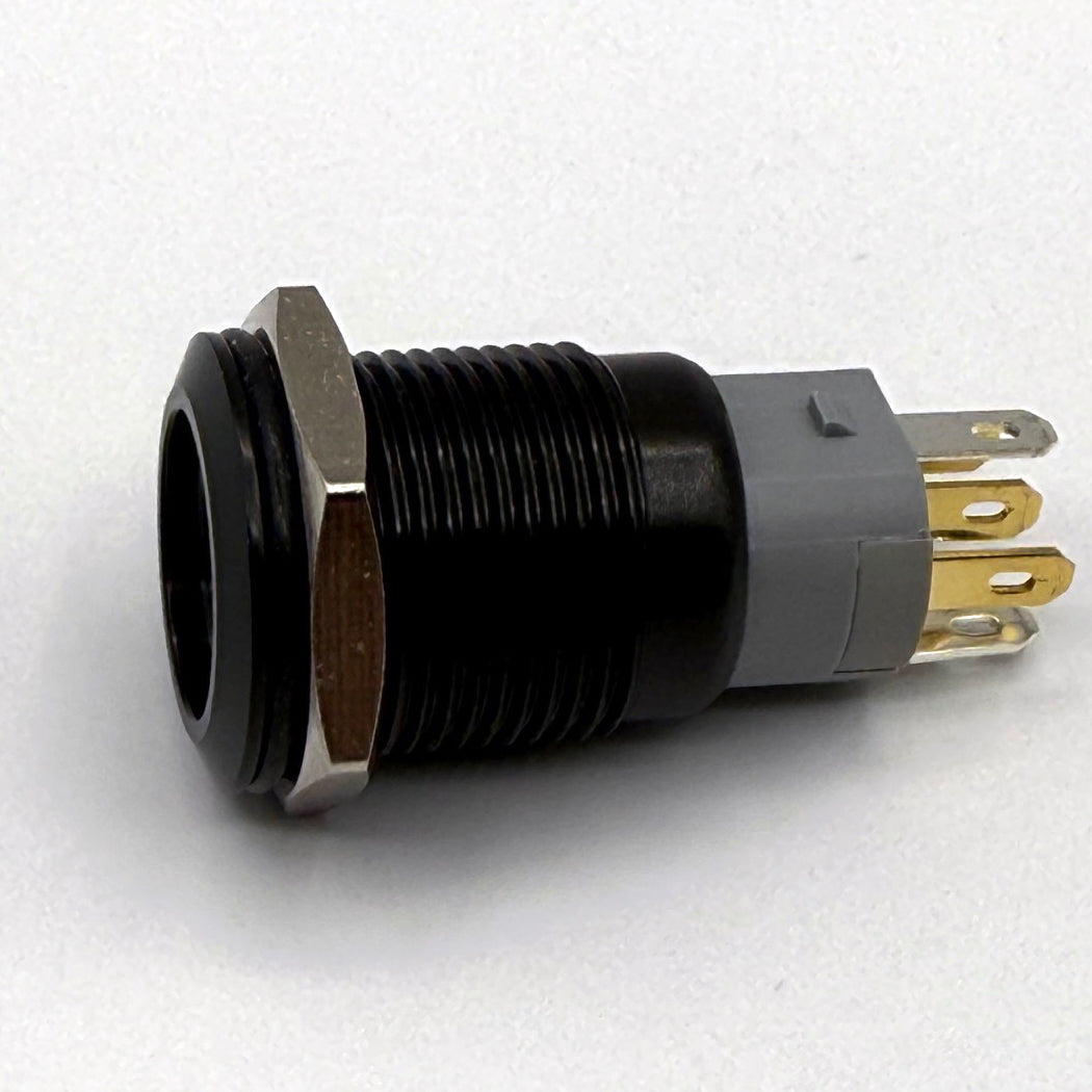 16MM Latching Button LED Backlit Purple