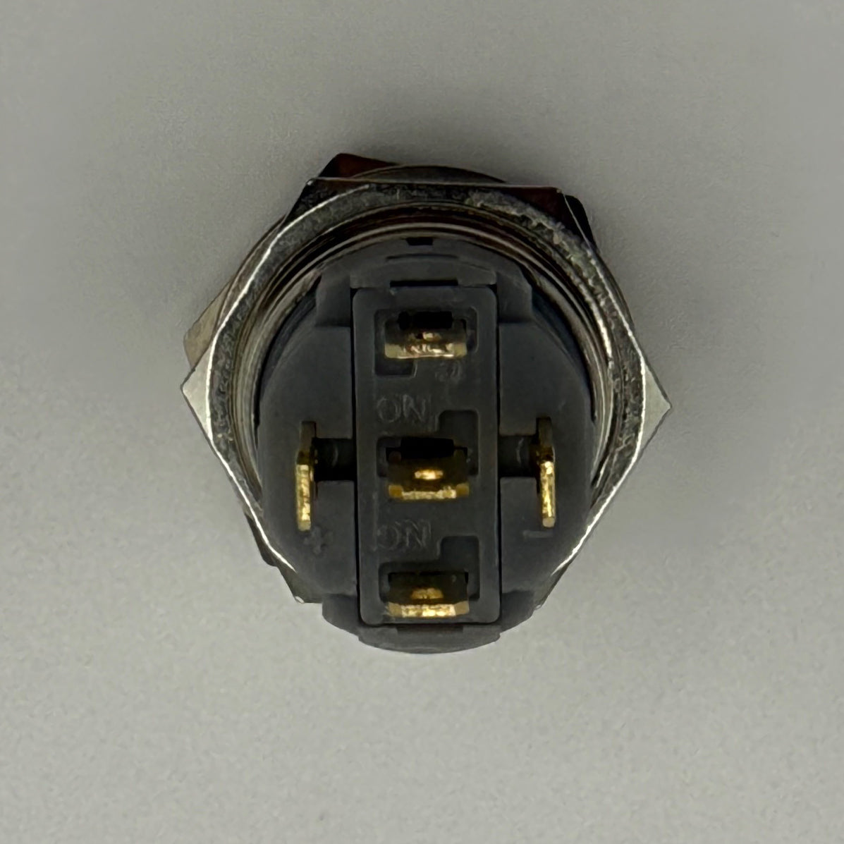 16MM Momentary POWER Button LED Backlit Purple