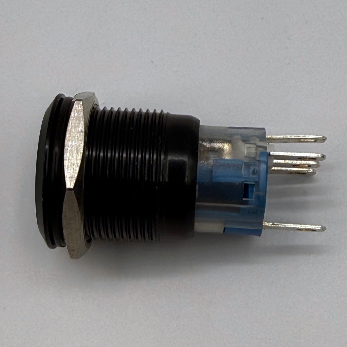 19MM Momentary POWER Button LED Backlit Green