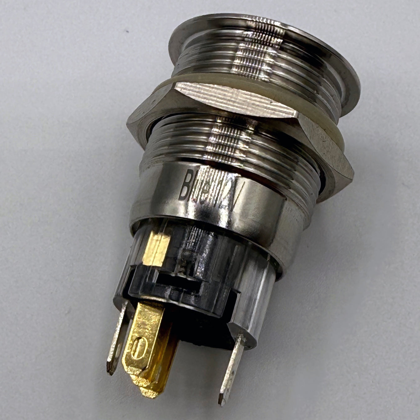 19MM Momentary Engine Start Button LED Backlit Blue