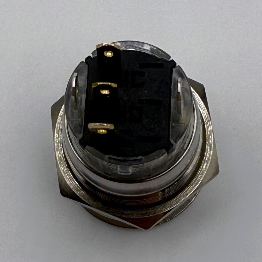 19MM Momentary Engine Start Button LED Backlit Blue