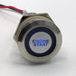 19MM Momentary Engine Start Button LED Backlit Blue