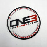 ONE3 Speed 2" Circle Sticker