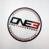 ONE3 Speed 3" Circle Sticker
