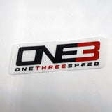 ONE3 Speed Rig Sticker